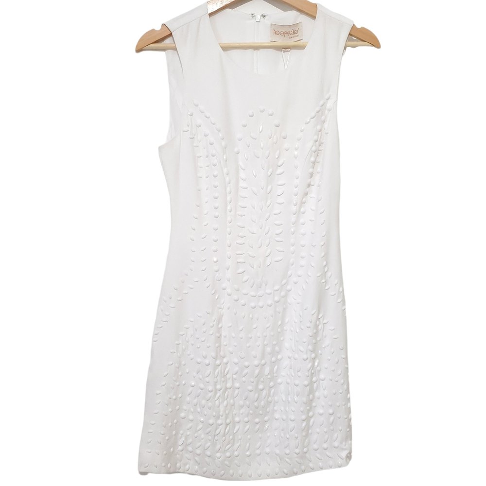 NWT Keepsake the Label Nordstrom Mini Beaded White Dress Size S Orig $150 FLAW